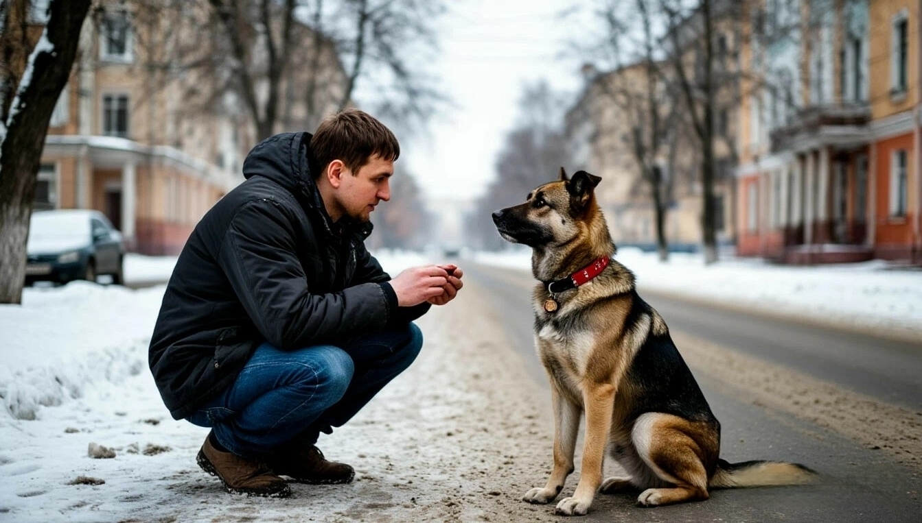 Бывшедомашняя собака, отловлена с травмами, помещена на реабилитацию Отлов. Чуча, Байконур